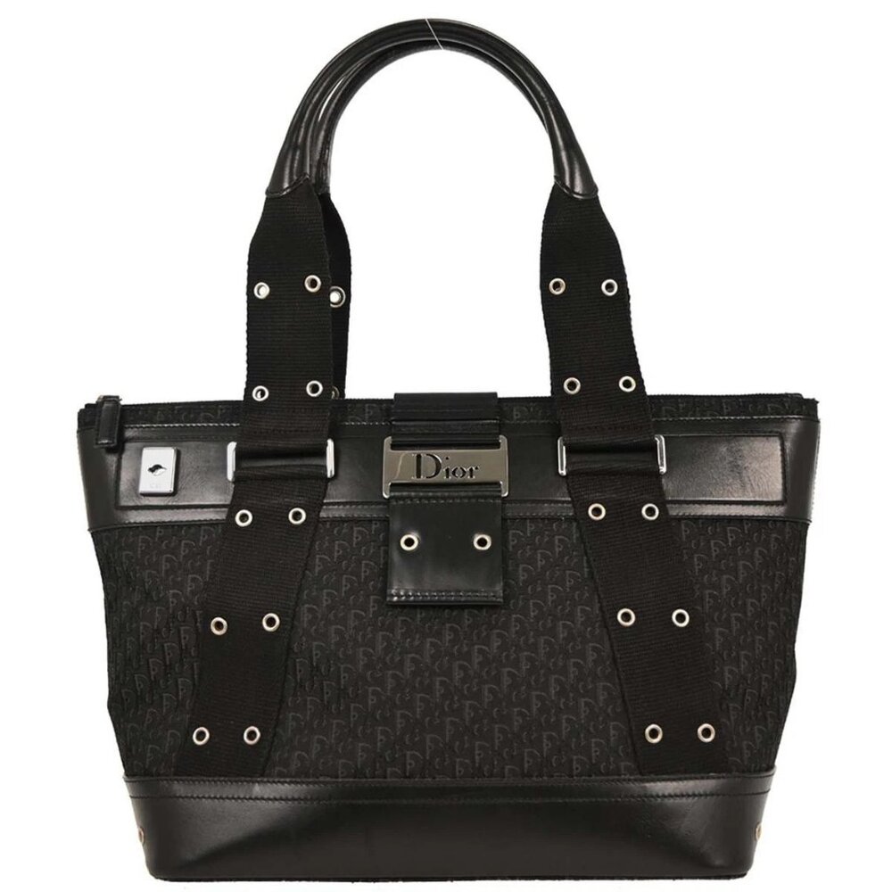 Christian Dior Black Trotter Street Chic Tote Bag - image 1